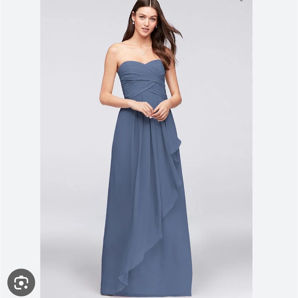 Steel Blue Bridesmaids dress